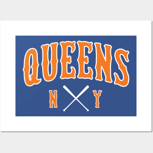 Queens 'New York' Baseball Fan: Represent Your Borough T-Shirt T-Shirt Posters and Art
